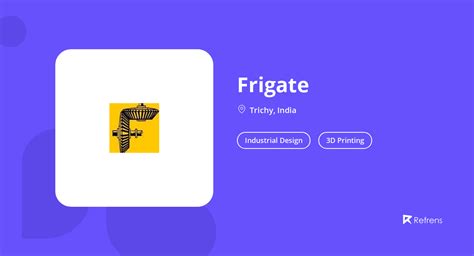 Frigate | 3D Printing, Trichy -Refrens