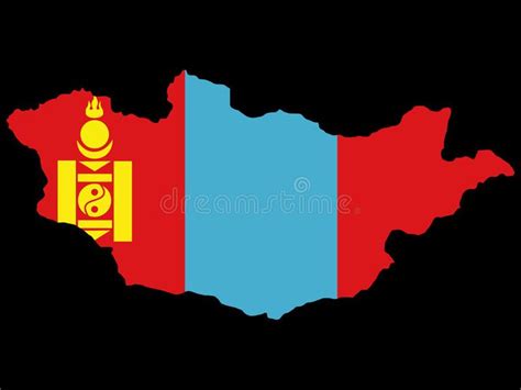 Map of Mongolia. And Mongolian flag illustration , #ad, #Mongolia, #Map, #Mongolian, # ...