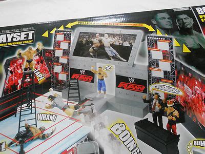 WWE Tables Ladders & Chairs Arena Playset W/ Huge Entrance Stage NEW IN ...