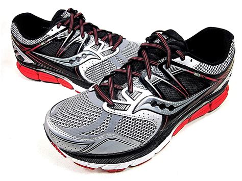 SAUCONY REDEEMER ISO RUNNING SHOE MEN'S SILVER/BLACK X-WIDE S20281-1,US ...