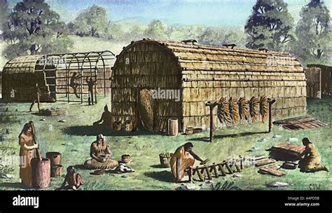 Iroquois Longhouse Village