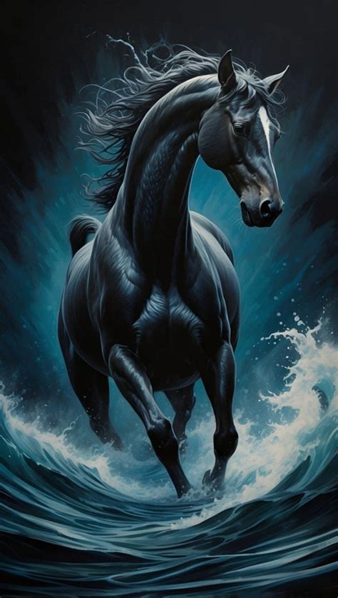 Black Horse Wallpaper in 2024 | Horse wallpaper, Horses, 3d wallpaper horse