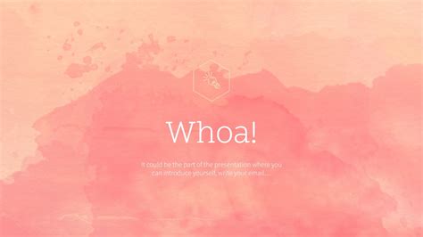 Watercolor Background Google Slides & PowerPoint Template