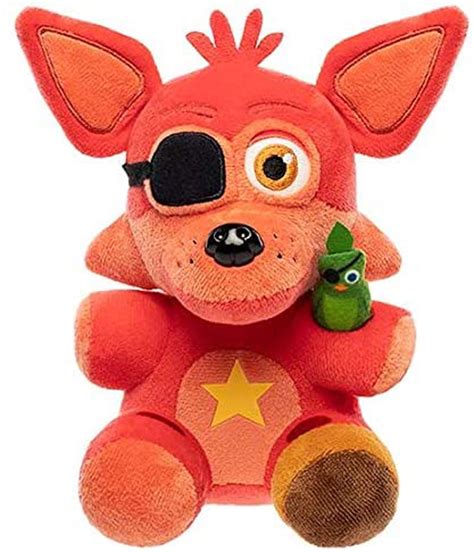 7 Rockstar Foxy - Five Nights at Freddys Plushie Pizza Simulator FNAF Orange Foxy Plush Toy ...