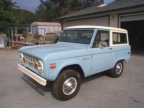 1970 Ford bronco original colors