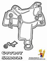 Western Saddles Colouring Pages  Cowboy Pictures Coloring sketch template