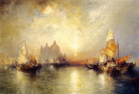 19th century American Paintings: Thomas Moran - Venice