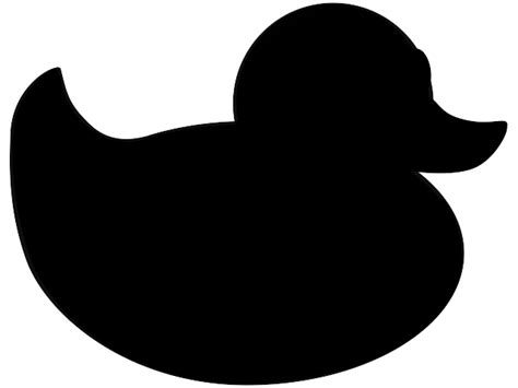 Rubber Duck Silhouette - ClipArt Best