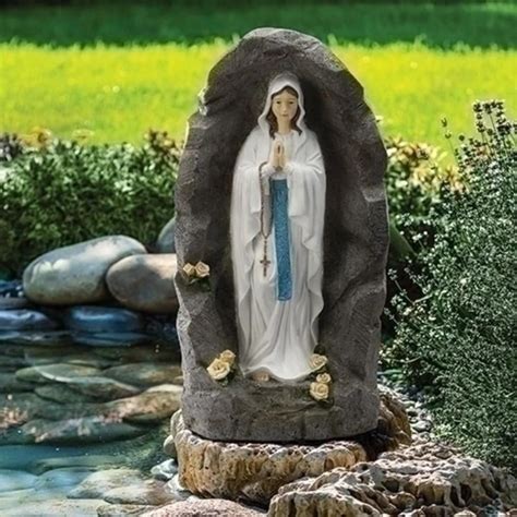 Our Lady of Lourdes Large Size Statue | Lady of lourdes, Our lady of lourdes, Lourdes grotto