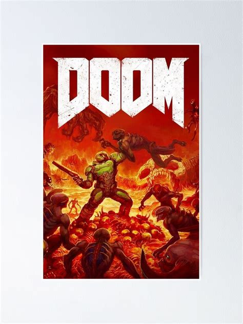 "Doom Poster" Poster for Sale by Fallout76ers | Redbubble