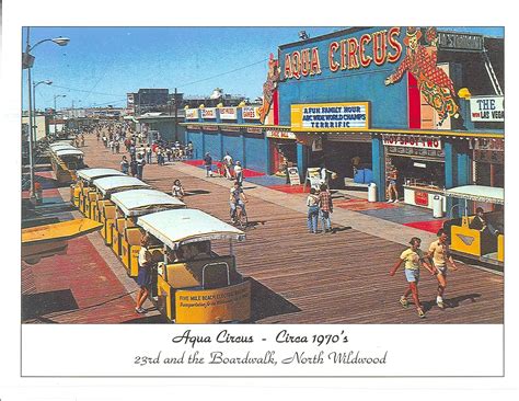 The Wildwoods Boardwalk circa 1970's #Wildwoods #history #beaches #70s #boardwalk #tramcar # ...