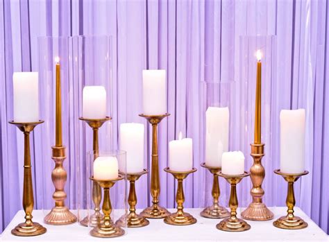 Brass Candle Holders - wedstyle - wedding & event styling & planning