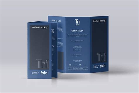 17 Trifold Brochure Mockups For Graphic Design 2019 - Desginhooks