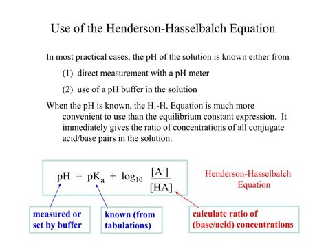 Ppt The Henderson Hasselbalch Equation Powerpoint Presentation Free | Images and Photos finder