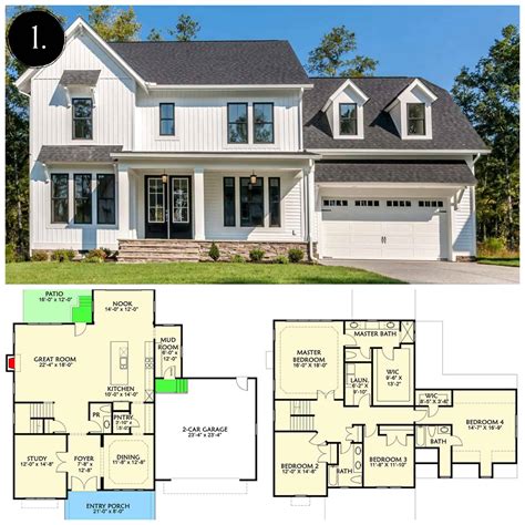 Modern Farmhouse Style House Plans