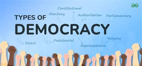 List of Different types of Democracy and How it works?