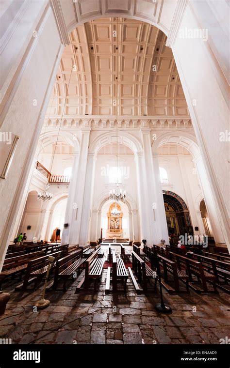 Se Cathedral, Old Goa Stock Photo - Alamy