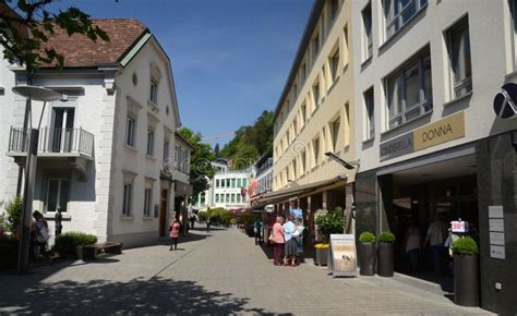 Vaduz-Stadt, Die Hauptstadt Von Liechtenstein, Europa Redaktionelles ...