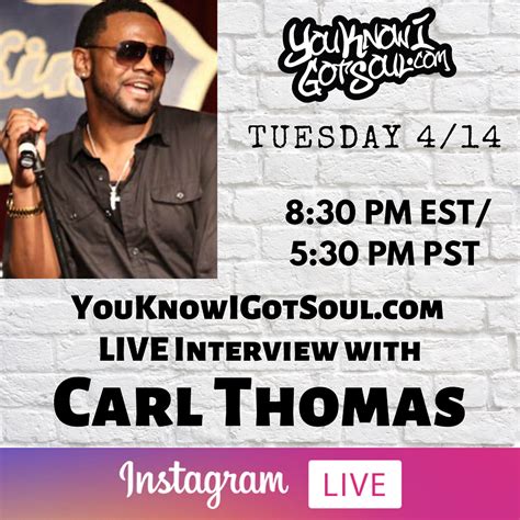 Carl Thomas Talks 20th Anniversary of Debut Album "Emotional", Story Of How He Signed to Bad Boy ...