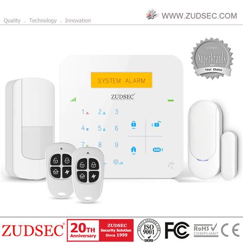 GSM Wireless & Wired Intelligent Intruder Alarm System for Home ...