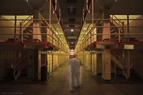 Alcatraz Prison Haunted | Alcatraz prison at night: Ghost dance in a haunted cell block — by ...