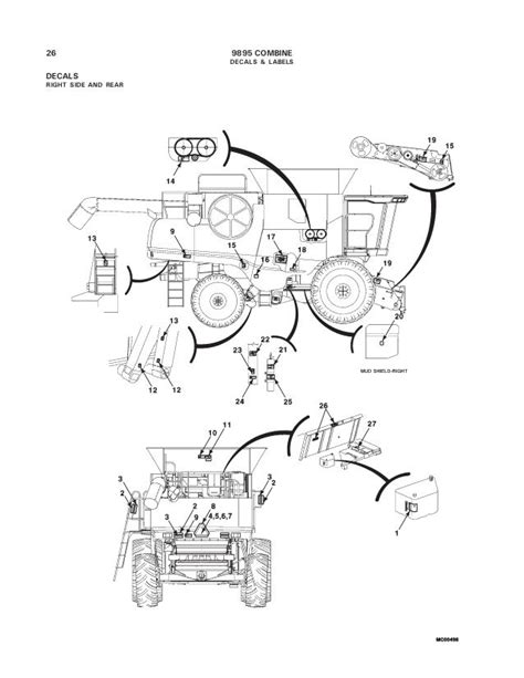 Massey Ferguson 9895 combine parts catalog