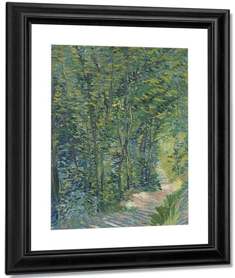 Path In The Woods 2 By Vincent Van Go Print, Canvas Art, Framed Print ...