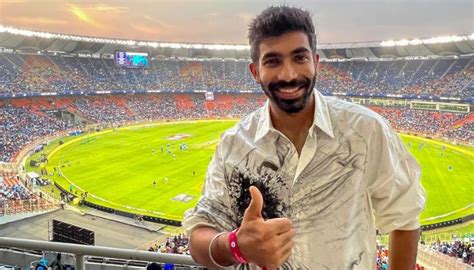 Jasprit Bumrah spotted in the stands supporting Mumbai Indians against ...