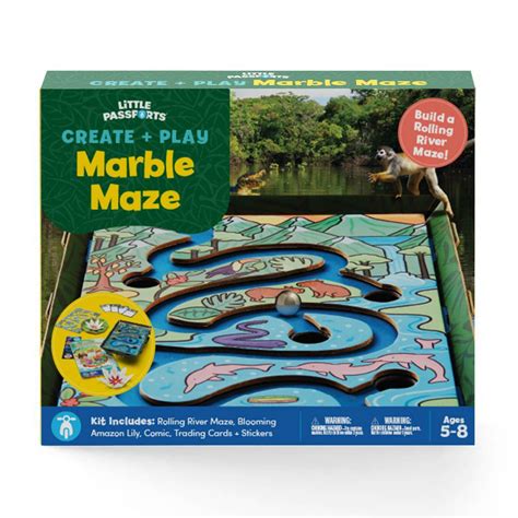 Create + Play: Marble Maze | Little Passports