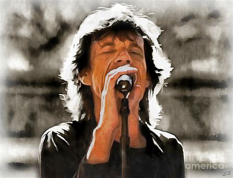 Mick Jagger collection - 1 Painting by Sergey Lukashin | Fine Art America