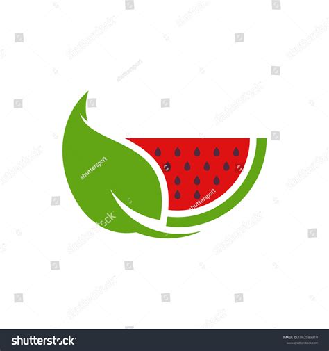 Watermelon Logo Vector Template Creative Watermelon Stock Vector ...