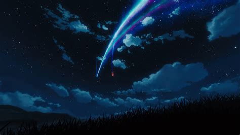 Kimi No Na Wa Your Name Anime Art Comet Wallpaper Your Name Anime ...