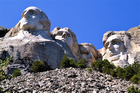 Mount Rushmore near Keystone, South Dakota, in the Black Hills ...