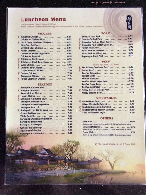 Online Menu of Zheng Garden Chinese Restaurant Restaurant, Midlothian ...