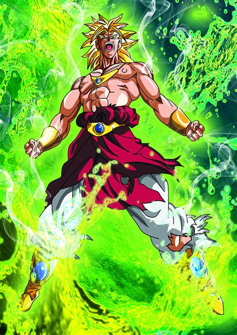 Broly Dragon Ball Z Digital Art by Samuel Orrit - Pixels