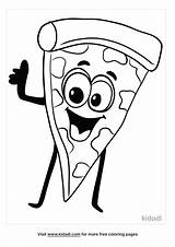 Free Happy Cartoon Pizza Coloring Page  Printables Kidadl sketch template