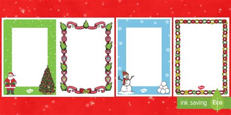 Editable Christmas Card Inserts | Primary Resources