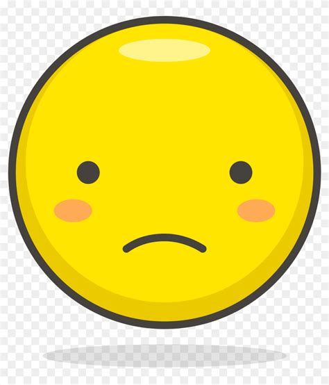 Frowny Face Png - Speechless Emoji, Transparent Png - 1711x1919 (#6935807) - PinPng