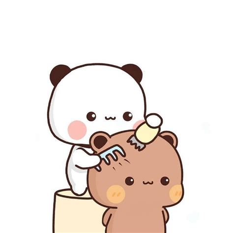 Bear Panda Whom You Can Trust On This | Cute Couple | Cute bear drawings, Cute anime cat, Cute ...