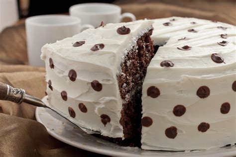 Chocolate Polka Dot Cake | MrFood.com