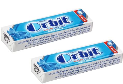 Orbit Peppermint Gum Tabs - 20CT Box • Wrigley Sugar-Free Gum ...