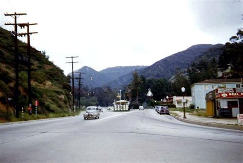 Hollywood Blvd., Laurel Canyon, 1949 | Laurel canyon, California ...