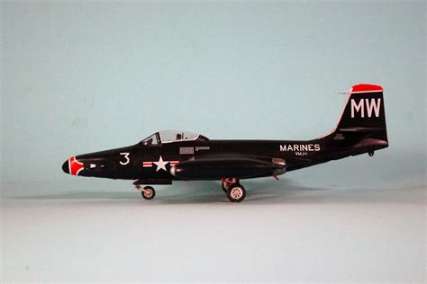 Kittyhawk 1/48 McDonnell F2H-2 Banshee (corrected) - Kitty Hawk - iModeler