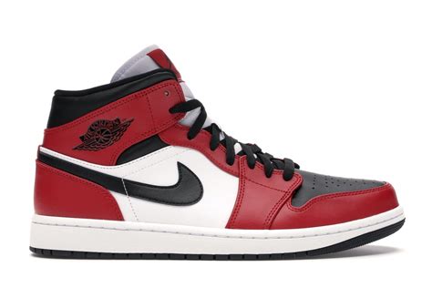 Jordan 1 Mid Chicago Black Toe - ibuysneakers