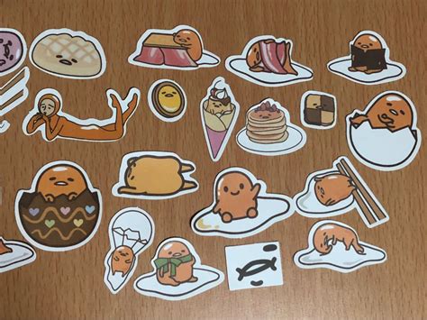 Gudetama Stickers, Hobbies & Toys, Stationery & Craft, Stationery ...