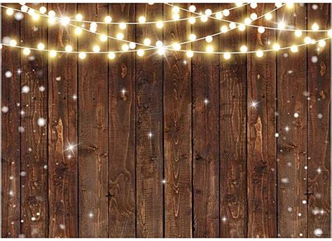 Funnytree 7x5ft rustic glitter wood photography backdrop for wedding party banner birthday ...