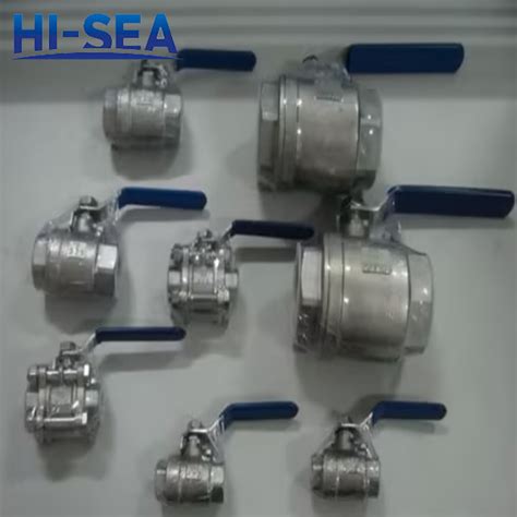 Manual Stainless Steel Threaded Ball Valve