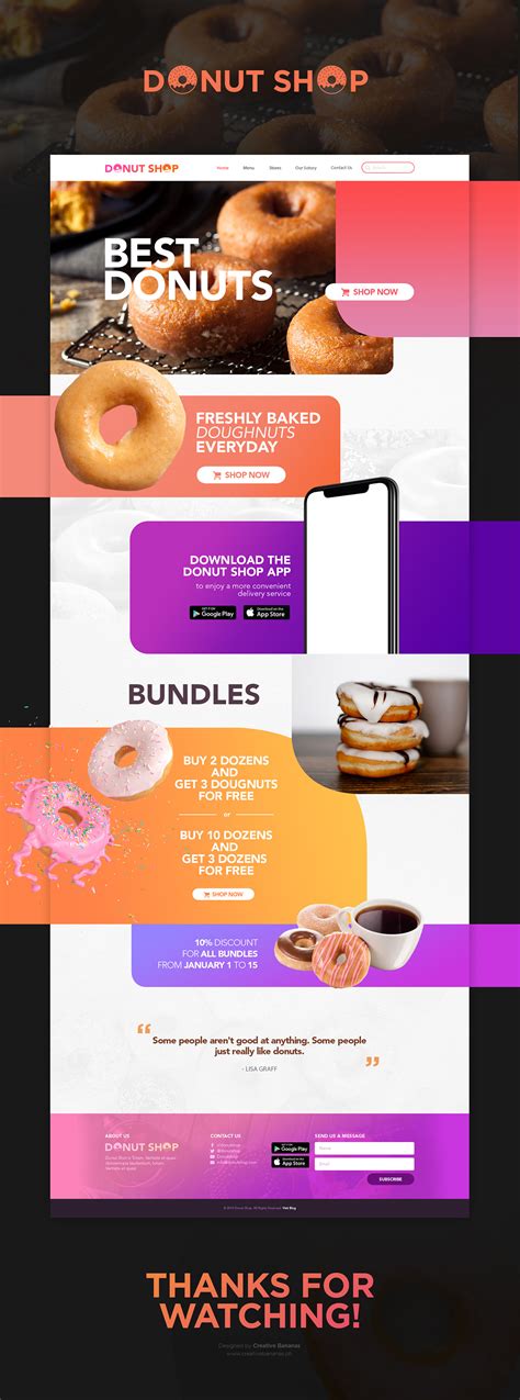 Donut Shop on Behance