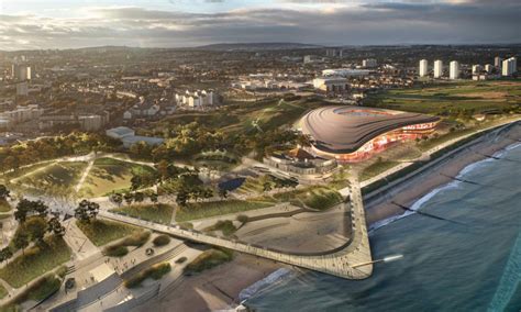 New picture of proposed Dons stadium as part of Aberdeen beach vision