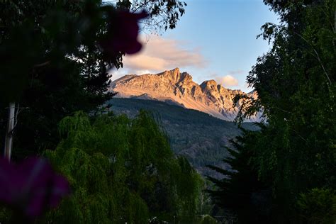 Spent all day hiking around El Bolson in Patagonia and then the best view of the day ends up ...